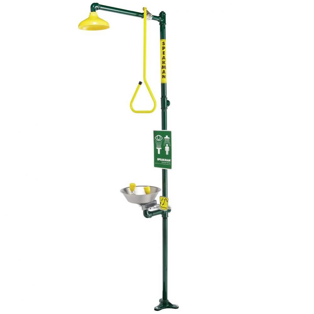 Speakman Traditional Series Combination Emergency Shower & Eye/Face Wash with Hand & Foot