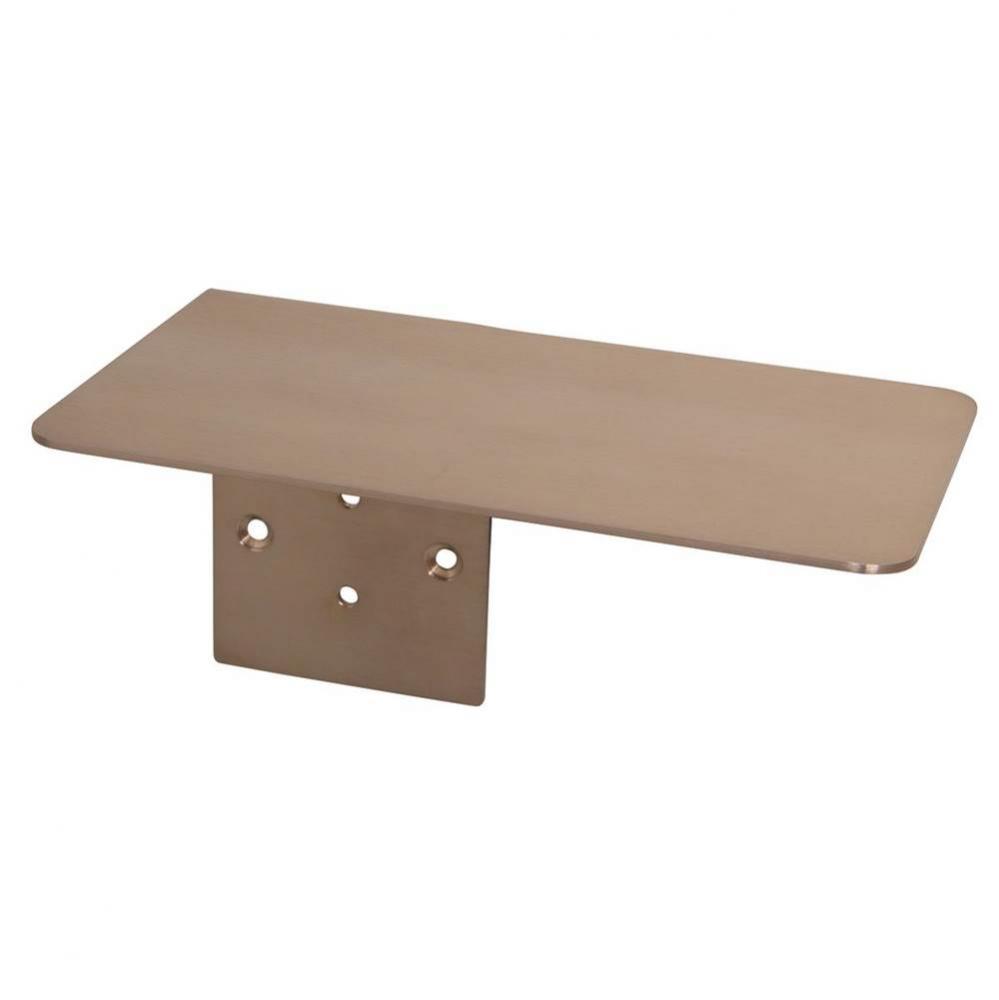 Speakman Lura Paper Holder Phone Shelf in Brushed Bronze