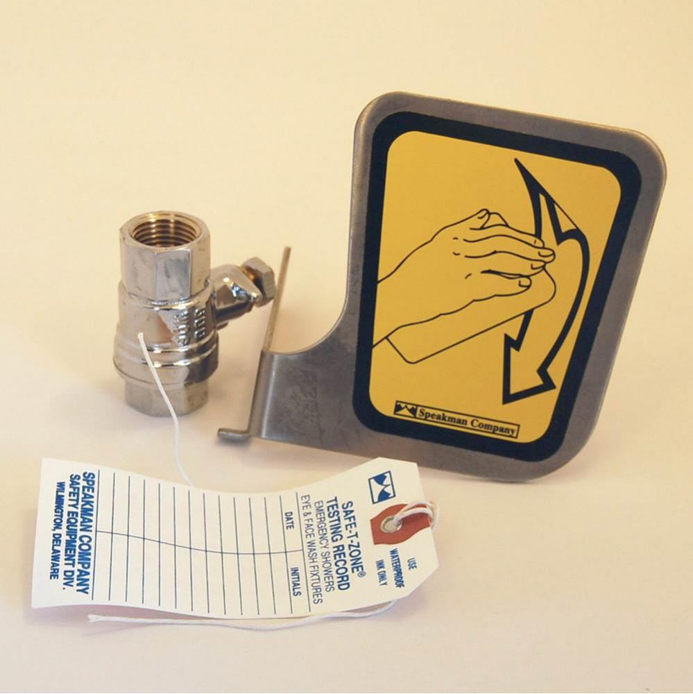 Speakman Repair Part 1/2 In. Polished Chrome Ball Valve Assembly for SE-572