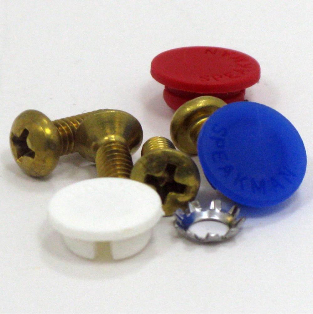 Speakman Repair Part Red blue & white index w/screw