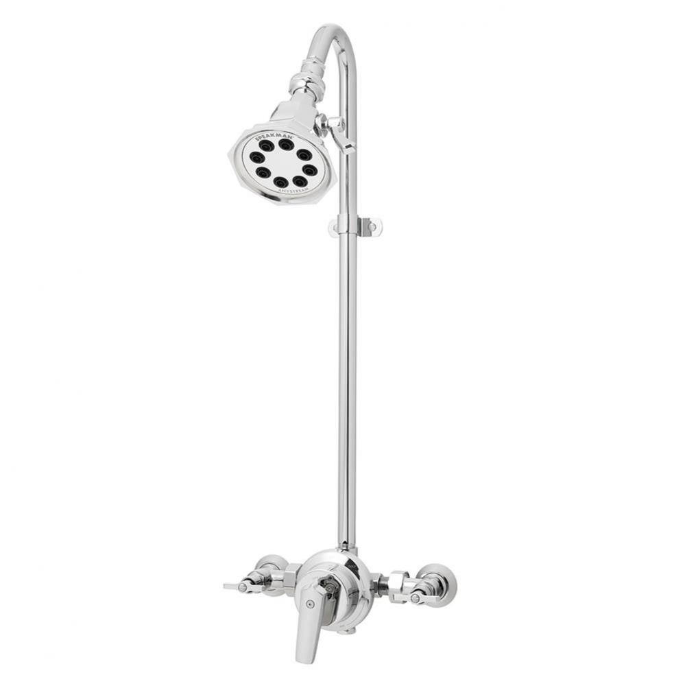Speakman Sentinel Mark II Exposed Shower System with Vintage™ Shower Head