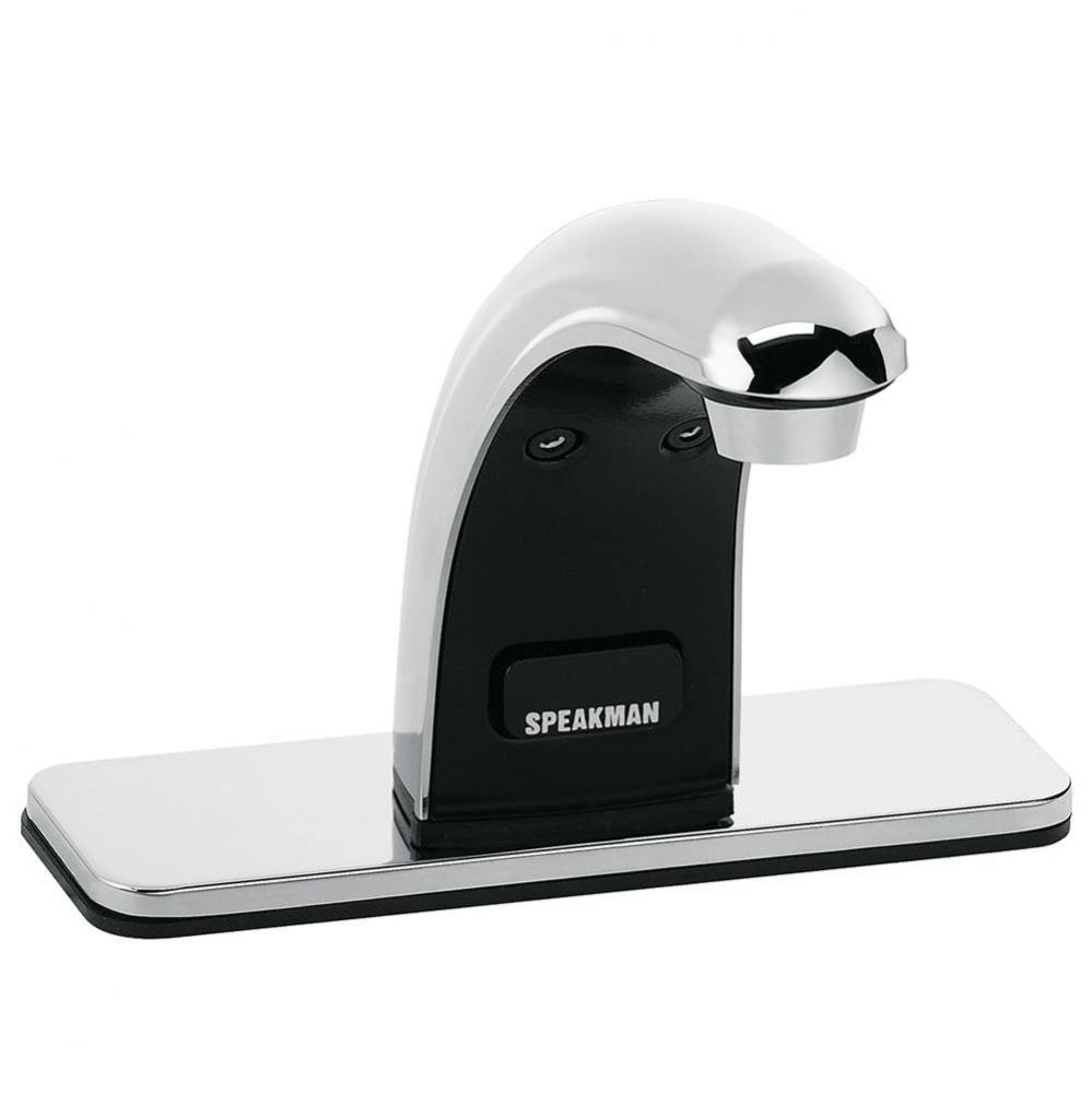 Speakman SensorFlo Classic Battery Powered Faucet with 4 In. Deck Plate