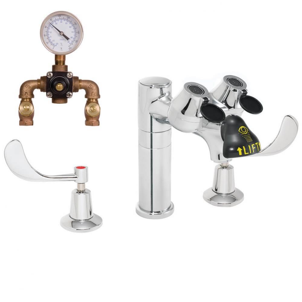 Speakman Eyesaver Eyewash Faucet with Eyewash TMV