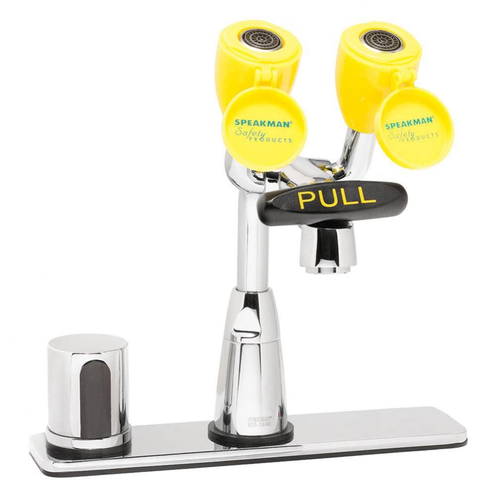 Speakman Eyesaver Batt. Op. Sensor Eyewash Faucet with Under-counter Mixing Valve