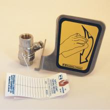 Speakman RPG20-1996 - Speakman Repair Part 1/2 In. Polished Chrome Ball Valve Assembly for SE-572