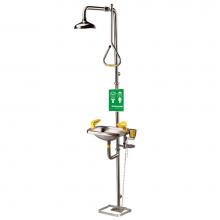 Speakman SE-623-HFO - Speakman Select Series Combination Stainless Steel Emergency Shower with Stainless Steel Bowl Eye/