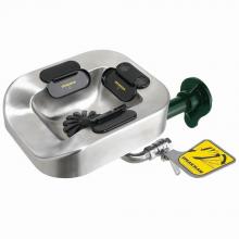 Speakman SE-1050-PT-SPV - Speakman Optimus Eye And Face Wash Stainless Steel Bowl Wall Mount System with P-Trap & SPV