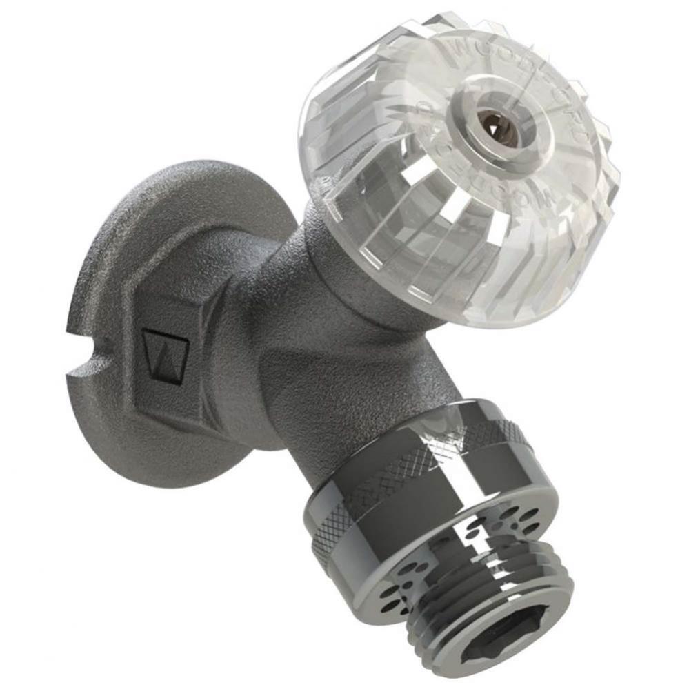 Model 24 Wall Faucet CP Inlet, Rough Brass