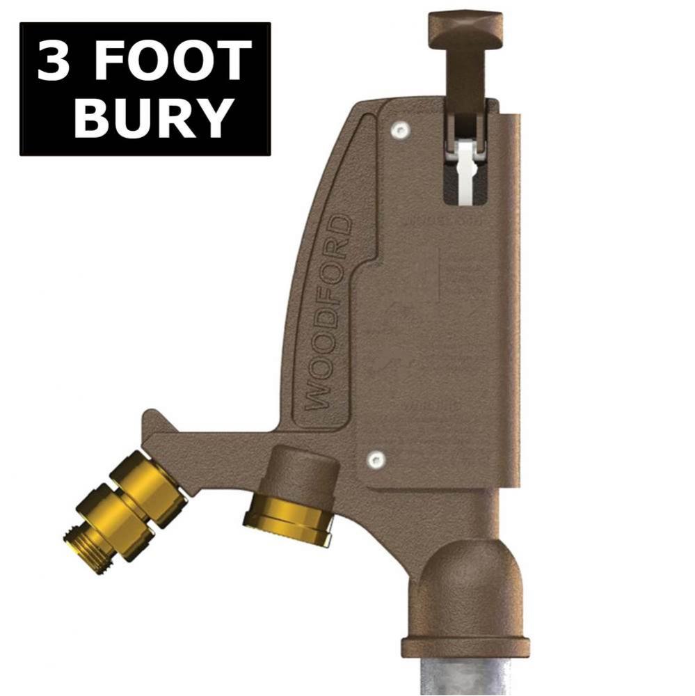 Model S4H Sanitary Yard Hydrant 3 Feet