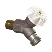 Woodford Manufacturing 21C-BR - Model 21 Chrome Wall Faucet C Inlet, Rough Brass