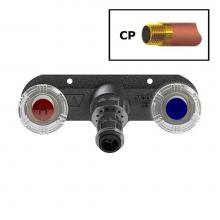 Woodford Manufacturing C22CP-6-MH - Chrome 22CP Freezeless Hot & Cold Wall Faucet 6 Inch, Metal Handle