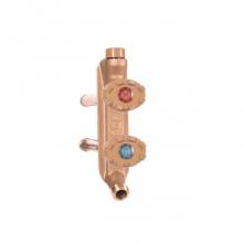 Woodford Manufacturing V22W-4-MH - Model V22W Freezeless Hot & Cold Wall Faucet 4 Inch, Metal Handle