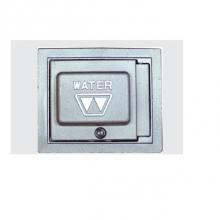 Woodford Manufacturing B75-BR-F - Model 75 Box Hydrant Swivel Inlet w/bracket, Brass, Flat Door