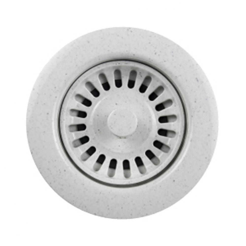 3-1/2''  Speckled Granite White Disposal Flange/Strainer
