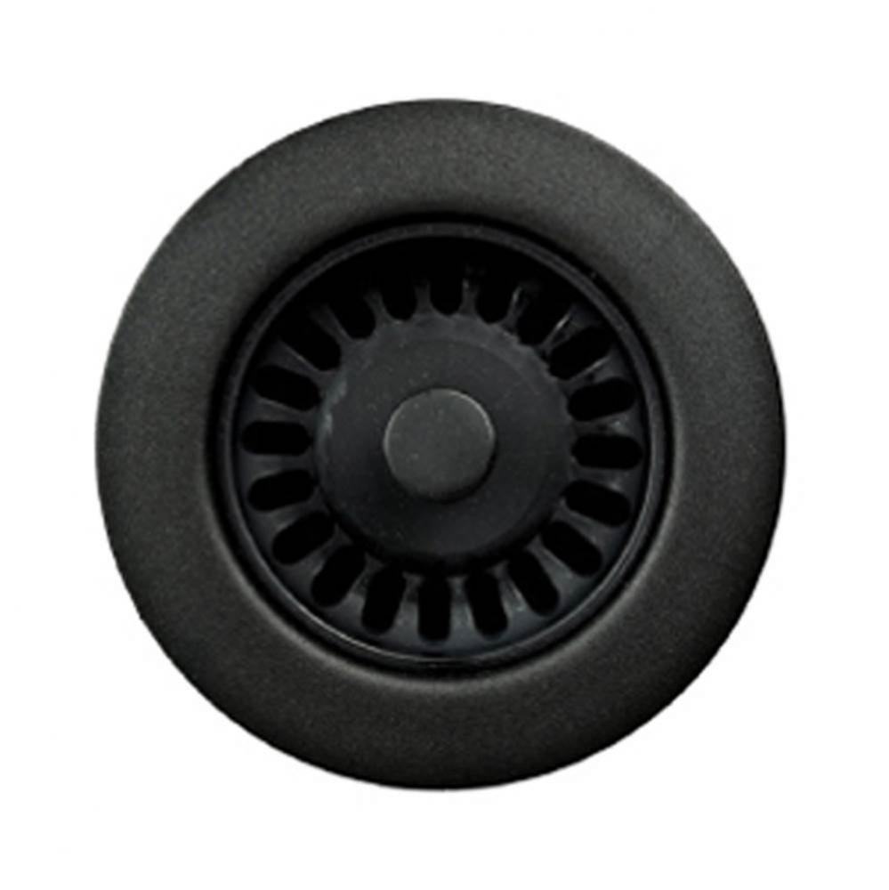 3-1/2''  Matte Black Disposal Flange/Strainer