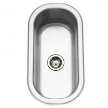 Hamat ASP-1018B-1 - Aspect 10'' Undermount Stainless Steel Compact Bar/Prep Sink