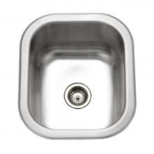 Hamat ASP-1315B-20 - Aspect 13'' Undermount Small Bar/ Prep Sink, Bulk Pack