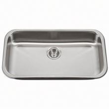 Hamat CADA-3218SU-5-20 - Classic 32'' ADA Undermount Large Stainless Steel Sink, 5'' Depth, Bulk Pack