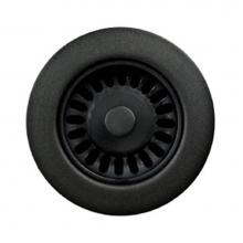 Hamat DIS-2002-MB - 3-1/2''  Matte Black Disposal Flange/Strainer