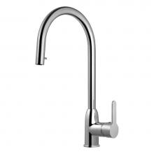 Hamat APPD-2000-PC - Apex Dual Function Hidden Pull Down Kitchen Faucet in Polished Chrome