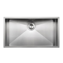 Hamat PADA-3218SU-6 - Prizm 32'' ADA Zero Radius Undermount Stainless Steel Sink, 6'' Depth