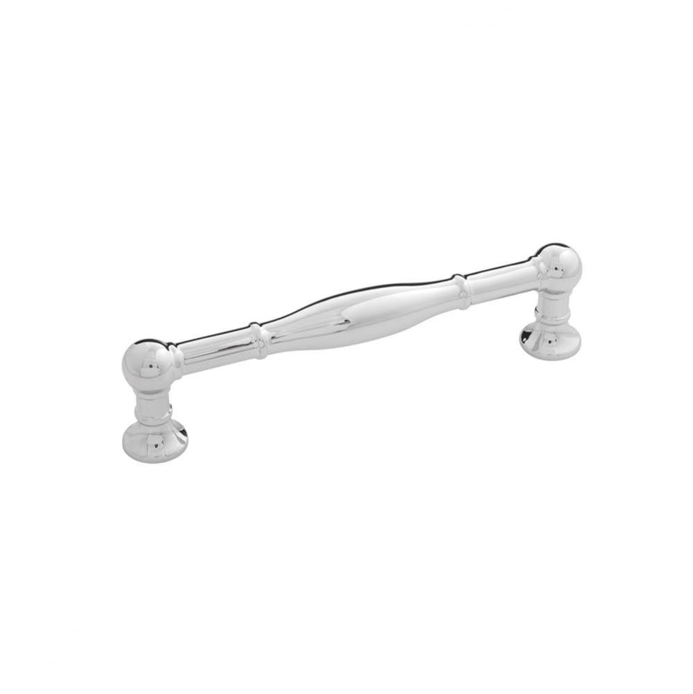 Fuller Collection Pull 5-1/16 Inch (128mm) Center to Center Chrome Finish (10 Pack)