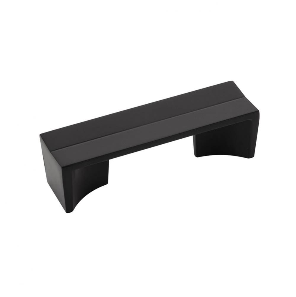 Avenue Collection Pull 3 Inch Center to Center Matte Black Finish (10 Pack)
