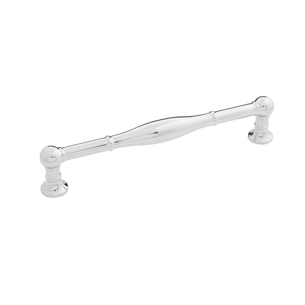 Fuller Collection Pull 6-5/16 Inch (160mm) Center to Center Chrome Finish (10 Pack)