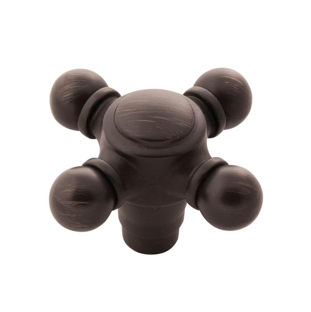 Fuller Collection Knob 2-1/8 Inch x 2-1/8 Inch Vintage Bronze Finish (10 Pack)