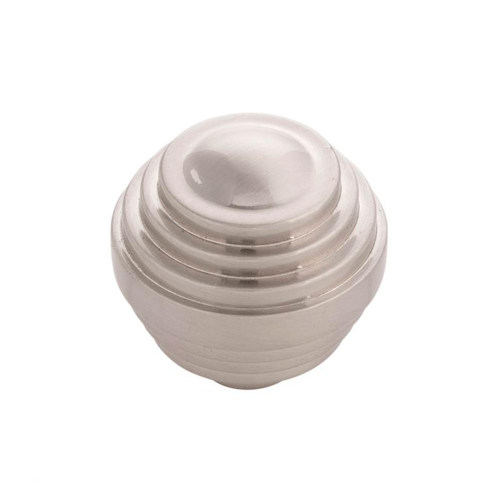 Sinclaire Collection Knob 1-3/8 Inch Diameter Satin Nickel Finish (10 Pack)