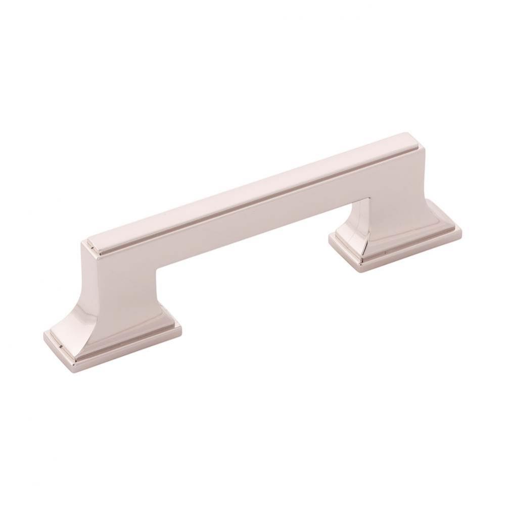 Brownstone Collection Knob 1-3/8 Inch Square Polished Nickel Finish (10 Pack)