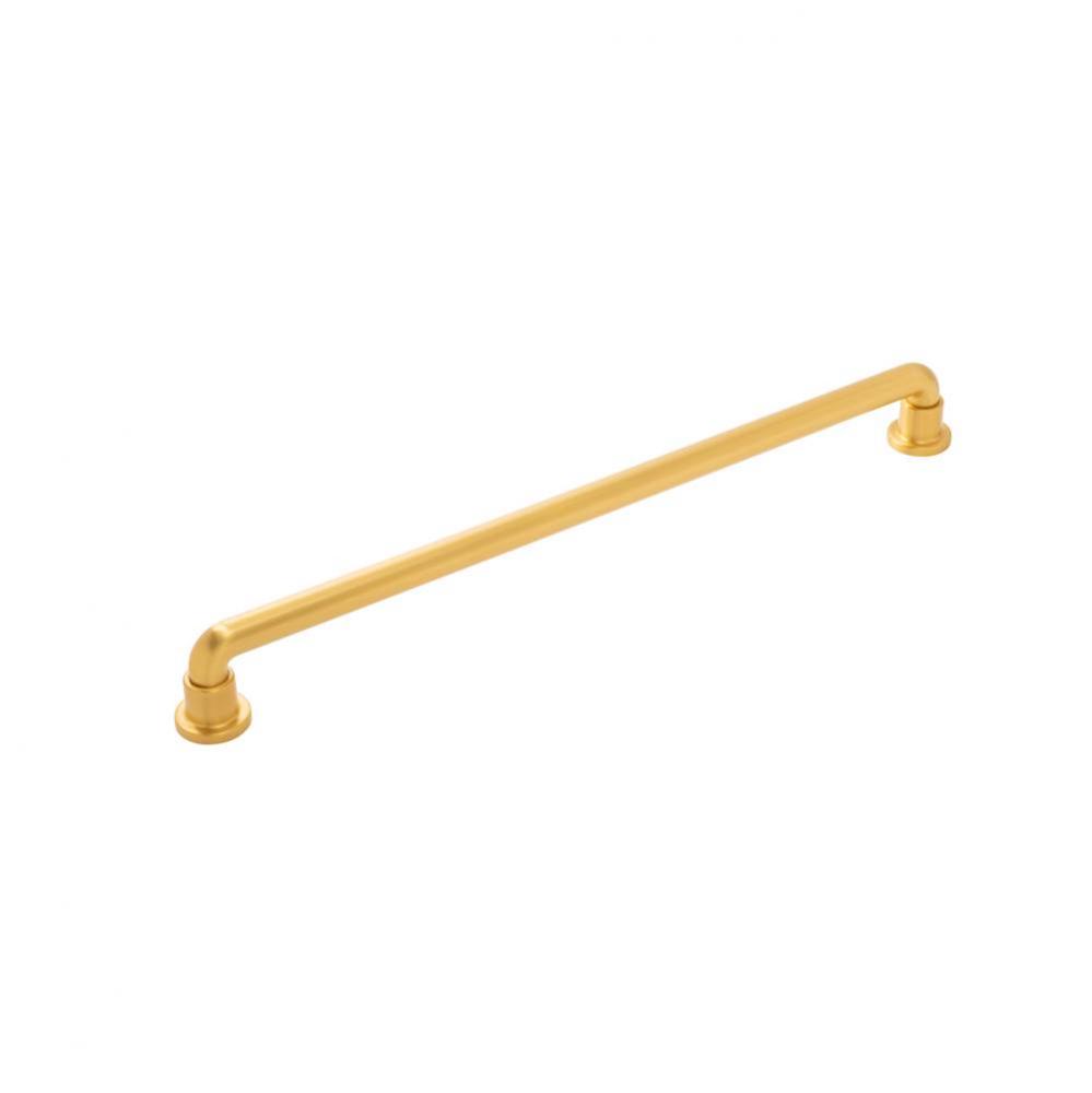 Urbane Collection Appliance Pull 18 Inch Center to Center Brushed Golden Brass Finish