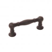 Belwith Keeler B076289-VB-10B - Fuller Collection Pull 3 Inch Center to Center Vintage Bronze Finish (10 Pack)