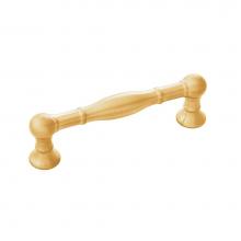 Belwith Keeler B076290-BGB-10B - Fuller Collection Pull 3-3/4 Inch (96mm) Center to Center Brushed Golden Brass Finish (10 Pack)