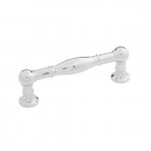 Belwith Keeler B076290-CH-10B - Fuller Collection Pull 3-3/4 Inch (96mm) Center to Center Chrome Finish (10 Pack)