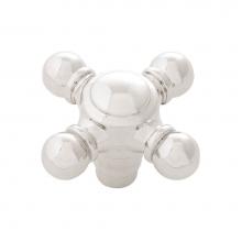 Belwith Keeler B076809-14-10B - Fuller Collection Knob 2-1/8 Inch x 2-1/8 Inch Polished Nickel Finish (10 Pack)
