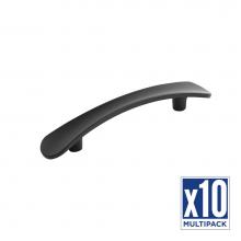 Belwith Keeler B076860-MB-10B - Vale Collection Pull 3-3/4 Inch (96mm) Center to Center Matte Black Finish (10 Pack)