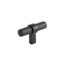 Belwith Keeler B076886-MB-10B - Sinclaire Collection T-Knob 2-3/8 Inch x 3/4 Inch Matte Black Finish (10 Pack)