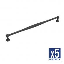 Belwith Keeler B077278-MB-5B - Fuller Collection Appliance Pull 18 Inch Center to Center Matte Black Finish (5 Pack)