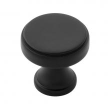 Belwith Keeler B077458-MB-10B - Brownstone Collection Knob 1-1/8 Inch Square Matte Black Finish (10 Pack)
