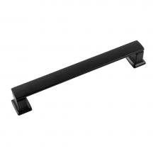 Belwith Keeler B077928MB - Cambridge Collection Pull 6-5/16 Inch (160mm) Center to Center Matte Black Finish