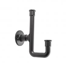 Belwith Keeler B077954MB - Urbane Collection Hook 1-1/4 Inch Center to Center Matte Black Finish