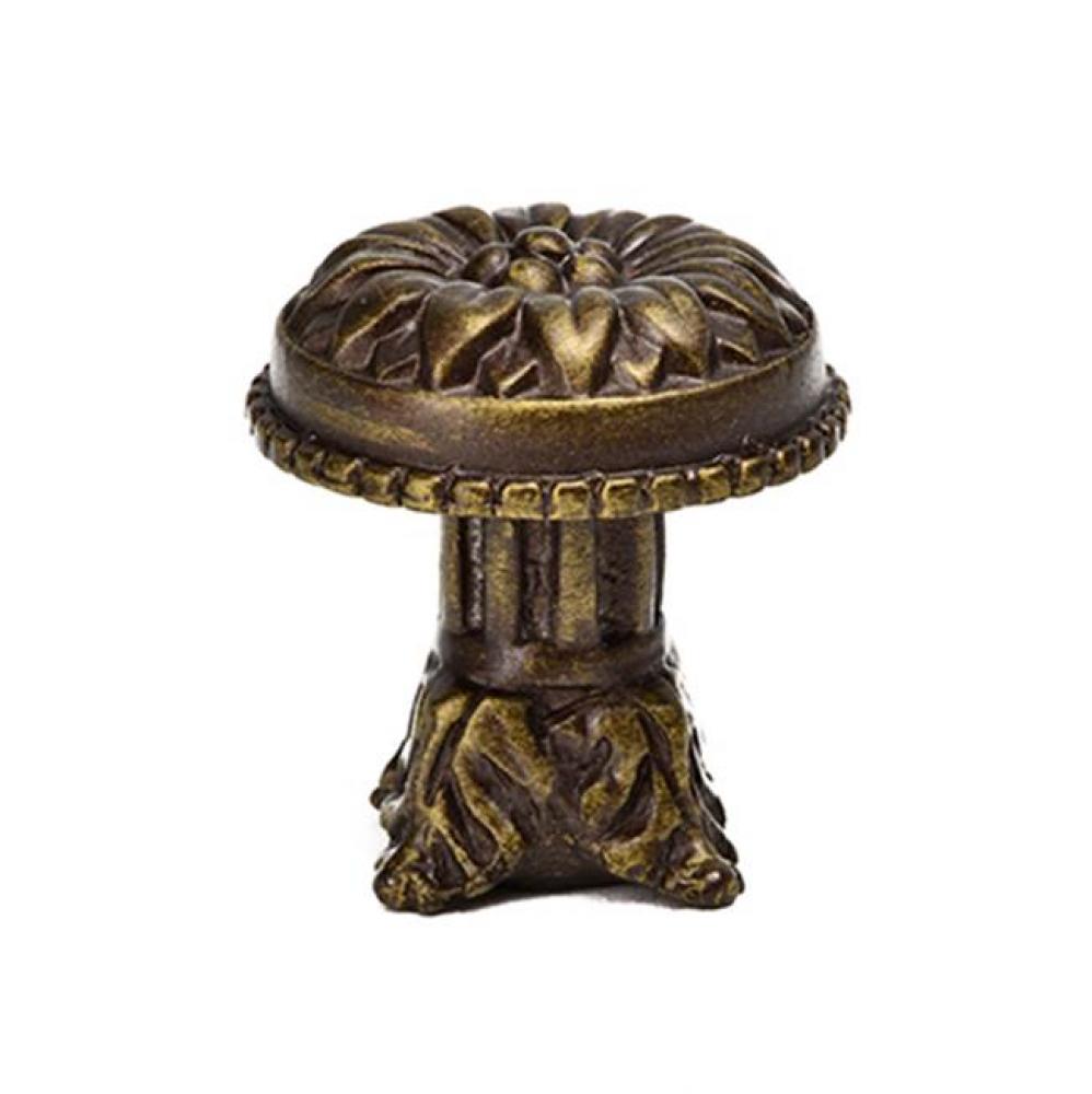 Acanthus Large Knob Rosette Style w/ Column Base