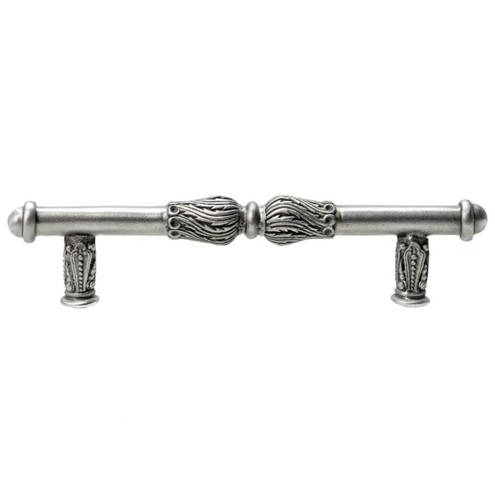 Acanthus 4'' O.C. Pull w/ Feather Scroll