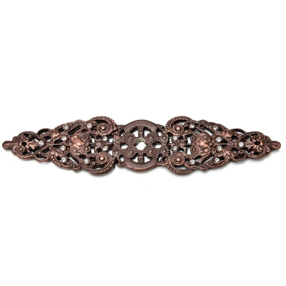 Juliane Grace Elongated Escutcheon w/ 18 Swarovski Crystals