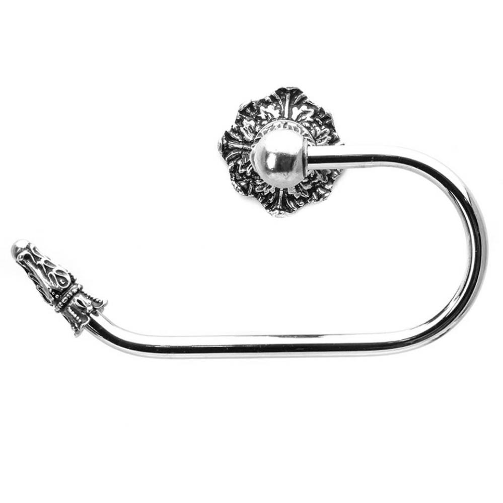 Acanthus Swing Tissue Smooth Ring Left Renaissance Style