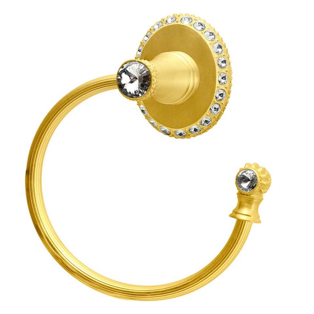 Acanthus Large Knob w/ Flared Foot Rosette Style w/ Medium Backplate