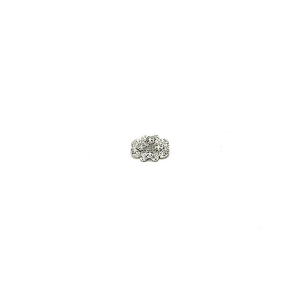 Monticello Small Oval Escutcheon w/ Swarovski Crystals