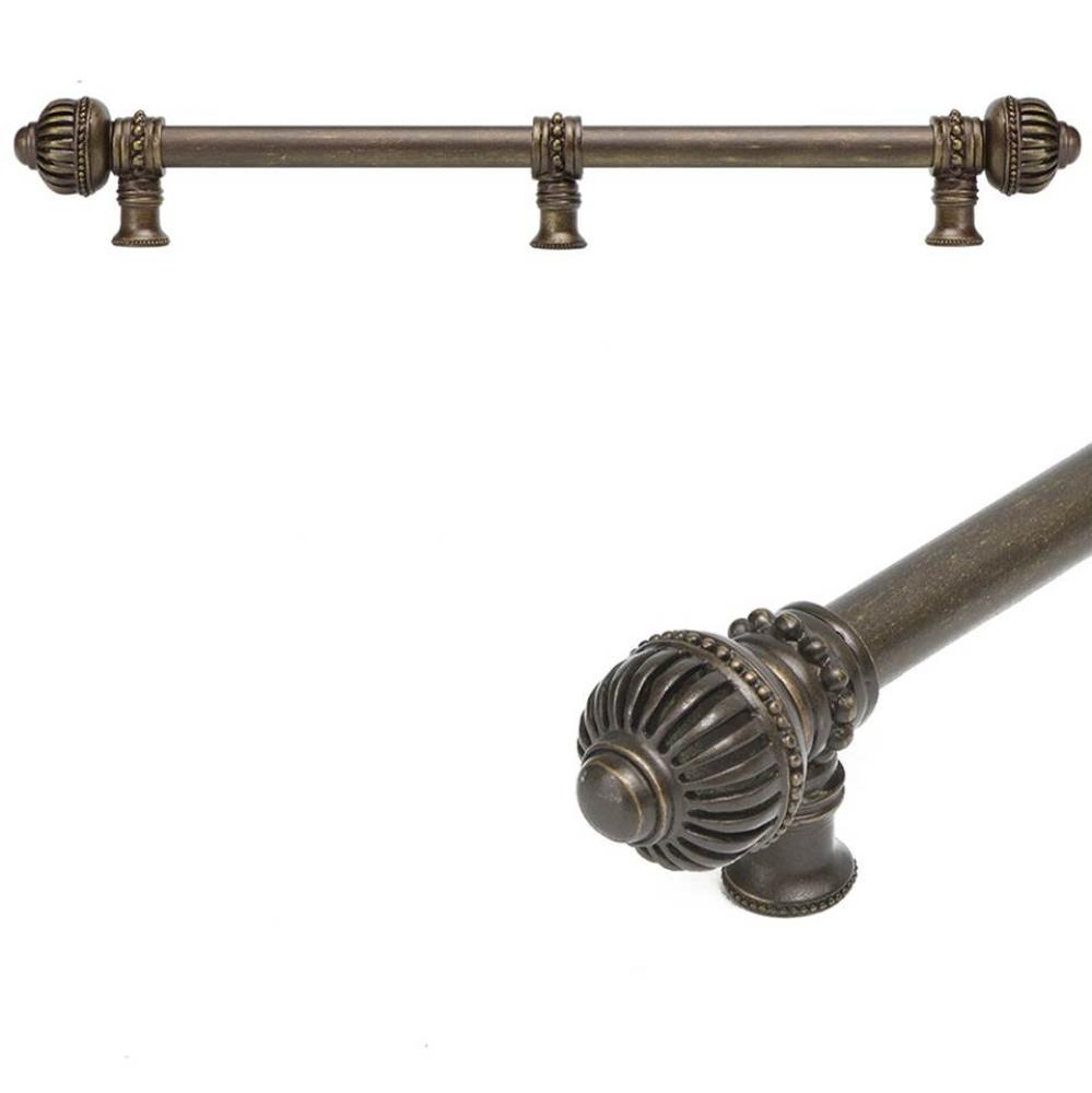 Cricket Cage 12'' O.C. Approx w/ 5/8'' Smooth Center Long Pull Large Finial w/