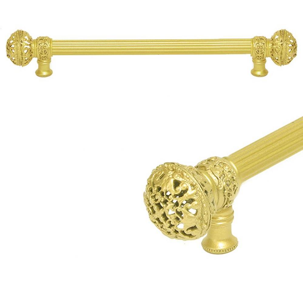Juliane Grace 12'' O.C.Approx w/ 5/8'' Reeded Center Long Pull Large Finial